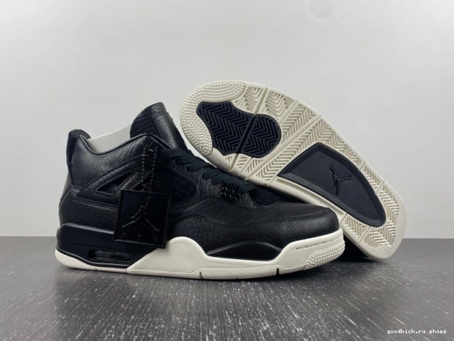 4 Retro Jordan 819139-010 Pony Hair Black 0807